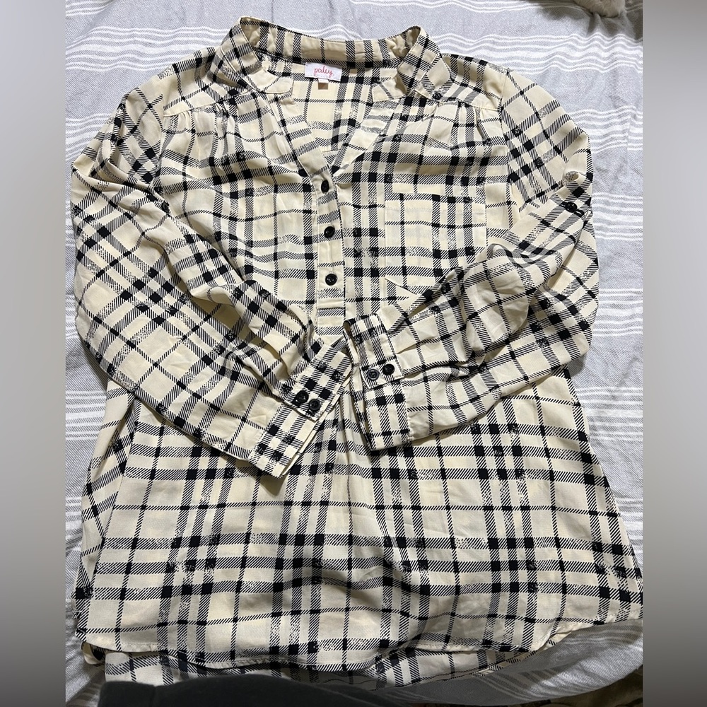 3/4 sleeve pixley top
